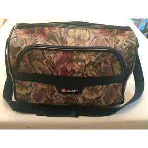 Vintage Airway Floral Tapestry Pattern, Carry On Travel Bag